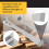 4 Pcs Stainless Steel Pry Bar Scraper Set, Dual Function Rust Resistant Flat Pry Tool for DIY and Beekeeping 2