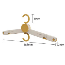 Portable Folding Clothes Hanger with Clips, Multi-Functional Drying Rack for Clothes and Shoes,Sturdy Travel Accessory C
