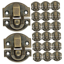 30pcs Vintage Box Latch Antique Cabinet Hasp for Wooden Jewelry Boxes, Chests and Toolboxes