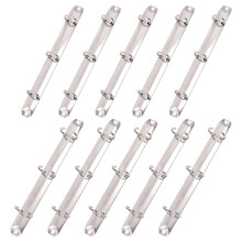 10 Szt A5 Notatnik 3-Ringowy Mechanizm Segregatora Rozmiar Listu Otwory 20 mm Metalowe Segregatory Luźne Grzbiety-Grzebienie