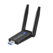 1300Mbps Draadloze Netwerkkaart USB WiFi-Adapter 2.4G 5G Dual Band WiFi USB 3.0 Ethernet Dongle-Antenne voor PC Laptop