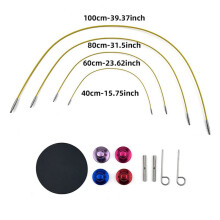 13 Pairs of Interchangeable Circular Knitting Needles Set, Circular Knitting Needles, Knitting Needles,3mm-10mm