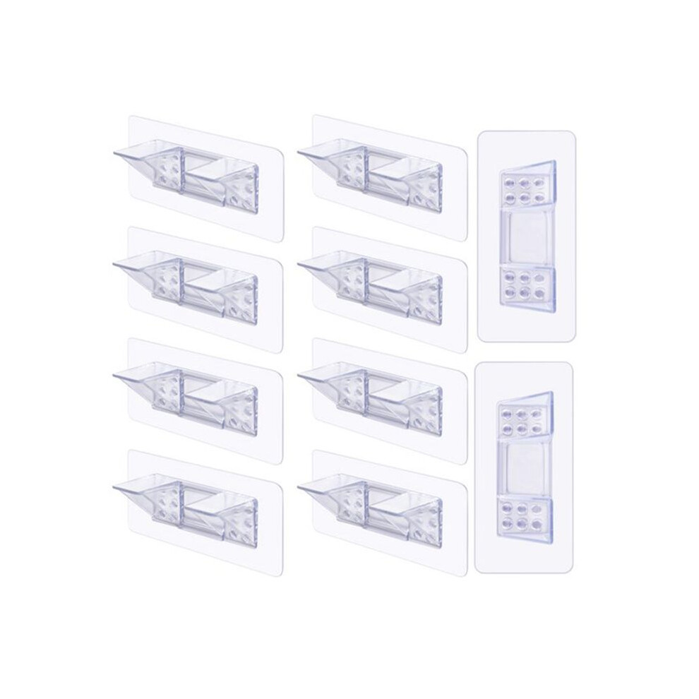 10 Pieces Adhesive Shelf Bracket, Double Row Thickened And Reinforced Design Shelf Support Pegs For Shelves Kitchen 6031005089602