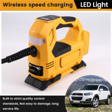 Portable Air Pump for 18V 20V Battery Cordless Inflator Tool for Car Tyre Inflator Electric Motorcycle Pump