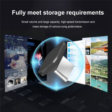 32GB Type-C Flash Portable Short Car U Disk Fast Transmission USB Flash Drive Memory Stick for Car Computer TV PC