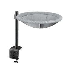 Cat Desk Bed 60 Rotating & Height Adjustable Cat Hammock Perch, Sturdy Cats Bed for Desk with Removable Washable Cover