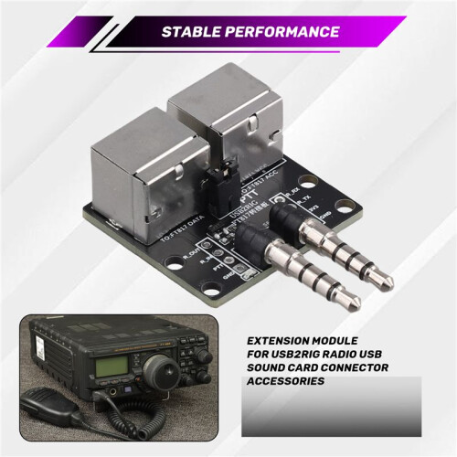 Extension Module for USB2RIG Radio USB Sound Card Connector Accessories 2