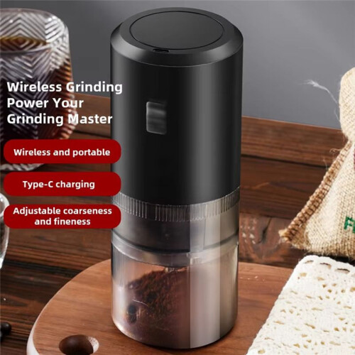 Portable Electric Coffee Grinder - USB-C Rechargeable, Ceramic Grinding Core, Efficient Coffee Bean Milling Tool 1