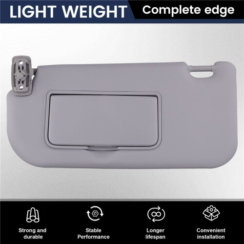 Car Front Left Side Sun Visor Cover for  Sportage 2005-2010 Sunshade Make- Mirror Sun Shield 1