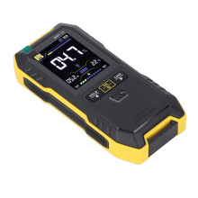Wood Moisture Meter Pinless NonDestructive Tester for Hardwood Softwood with Color Display and Data Storage