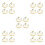 20Pièces Jouet Assemblage Bois Beige - Outils Navigation Scientifique 6
