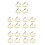 20Pièces Jouet Assemblage Bois Beige - Outils Navigation Scientifique 4