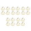 20Pièces Jouet Assemblage Bois Beige - Outils Navigation Scientifique 3