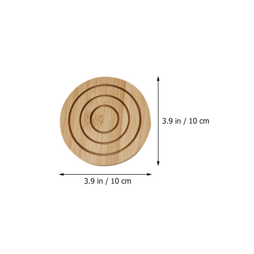 7Stk Bambus Cup Pad Langlebig Hitzeisolierend Mit 1