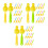 60Pièces Brosse Éponge, PP, Nettoyage Doux Pour Bébé 9