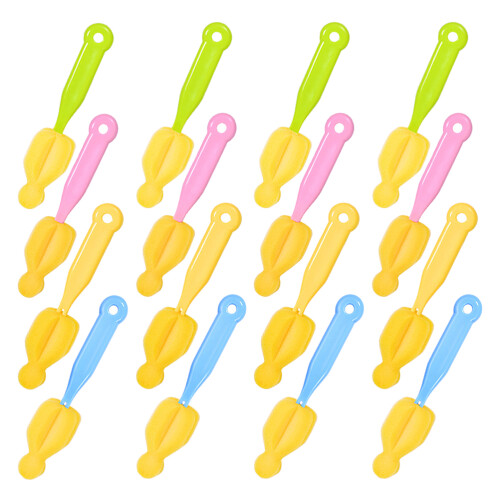 60Pièces Brosse Éponge, PP, Nettoyage Doux Pour Bébé 2