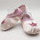 1 paire ballet satin rose 23 extensibles 7