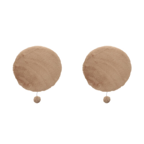 2Pièces Coussin D’été Chaud En Peluche Pour Petit 2
