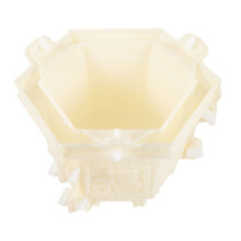 2Pièces Moules Réutilisables En Plastique Beige Pour Pots Hexagonaux