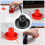 1Ensemble Pièces De Rechange Air Hockey Mousse ABS Colorées Pour Table 5
