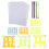 1Ensemble Règles Alphabet Plastique Colorées Pour Enfants Éducatives 9