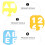 1Ensemble Règles Alphabet Plastique Colorées Pour Enfants Éducatives 7