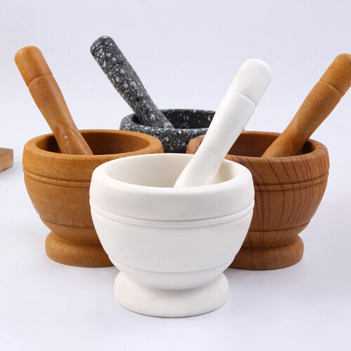 Pilon À Ail Marron En , Ustensile De Cuisine 2