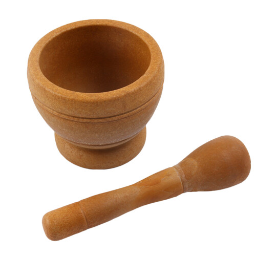 Pilon À Ail Marron En , Ustensile De Cuisine