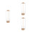 3Pièces Range Pailles Bois Naturel Clair Pour Bureaux 4