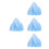 4Pièces Iceberg En Mousse Pour Centre De Table Décoratif 5