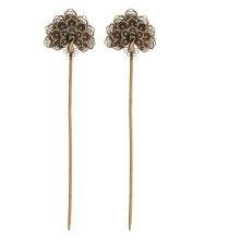 2 Pièces Perce- En Laiton Pique Paon Pour