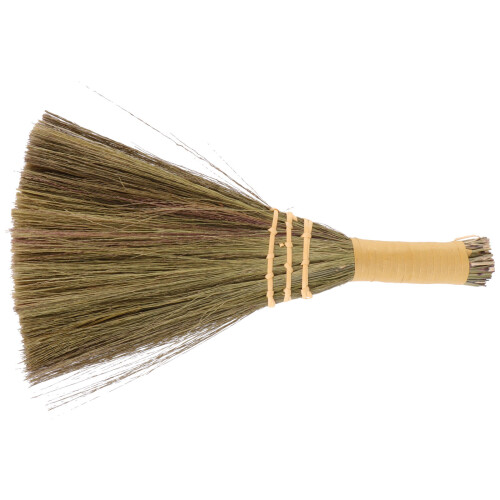 5Pcs Practical Khaki Desktop Cleaning Brooms with Natural Bristles 1