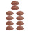 10Pcs Dark Brown PU Simulation Bread for Realistic Kitchen Decoration 6