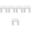 5Pcs White Mini Square Wooden Stool Decorative Photography Prop 6