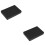 2Pcs DIY Supply Model Coloring Clip Base Stable Painting Support Black 8