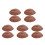 10Pcs Dark Brown PU Simulation Bread for Realistic Kitchen Decoration 9