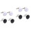 4Paires Boutons Manchette Élégant Accessoires Chemise 4