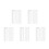 50 Pcs White Polystyrene Foam Cylinders for Christmas Crafts 9