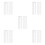 50 Pcs White Polystyrene Foam Cylinders for Christmas Crafts 4