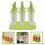 18Pcs Light Green PP Ice Cream Molds DIY Maker for Home Use 11