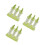 18Pcs Light Green PP Ice Cream Molds DIY Maker for Home Use 9