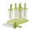 18Pcs Light Green PP Ice Cream Molds DIY Maker for Home Use 2