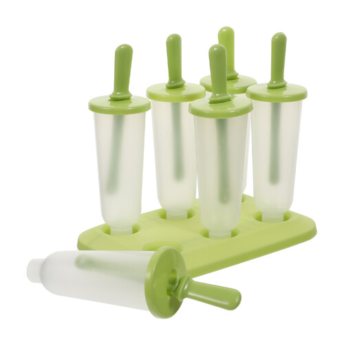 18Pcs Light Green PP Ice Cream Molds DIY Maker for Home Use 1