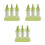 18Pcs Light Green PP Ice Cream Molds DIY Maker for Home Use 10