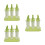 18Pcs Light Green PP Ice Cream Molds DIY Maker for Home Use 5