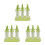 18Pcs Light Green PP Ice Cream Molds DIY Maker for Home Use 6