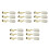 15Pcs Automatic Plastic Float Valve for Livestock Water Bowls Beige 9