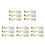 15Pcs Automatic Plastic Float Valve for Livestock Water Bowls Beige 10