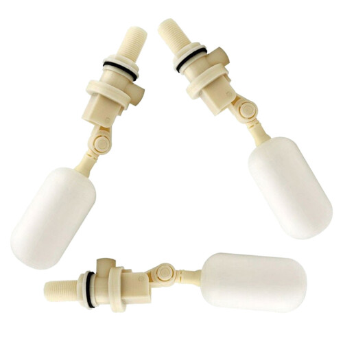 15Pcs Automatic Plastic Float Valve for Livestock Water Bowls Beige 2