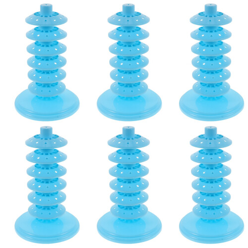 6 Pcs Lollipop Display Stand Cake Sticks Cupcake Holders Desktop Blue 2